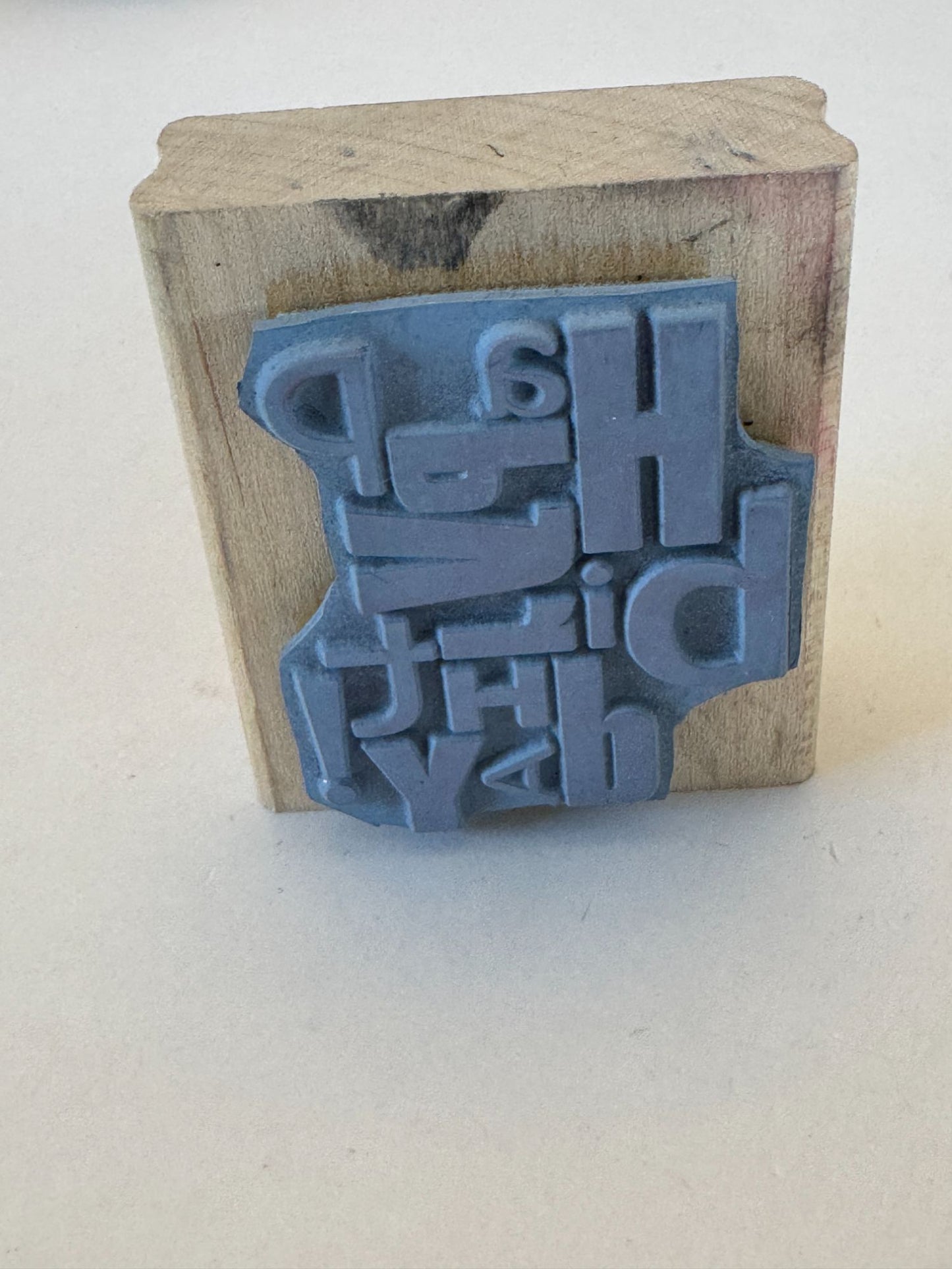 Stampin Up Rubber Stamp Happy Birthday Scramble Words Card Making Crafting Tool