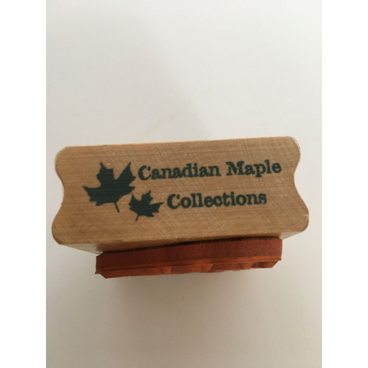 Canadian Maple Collections Rubber Stamp Christmas Tree Holidays Snow Covered