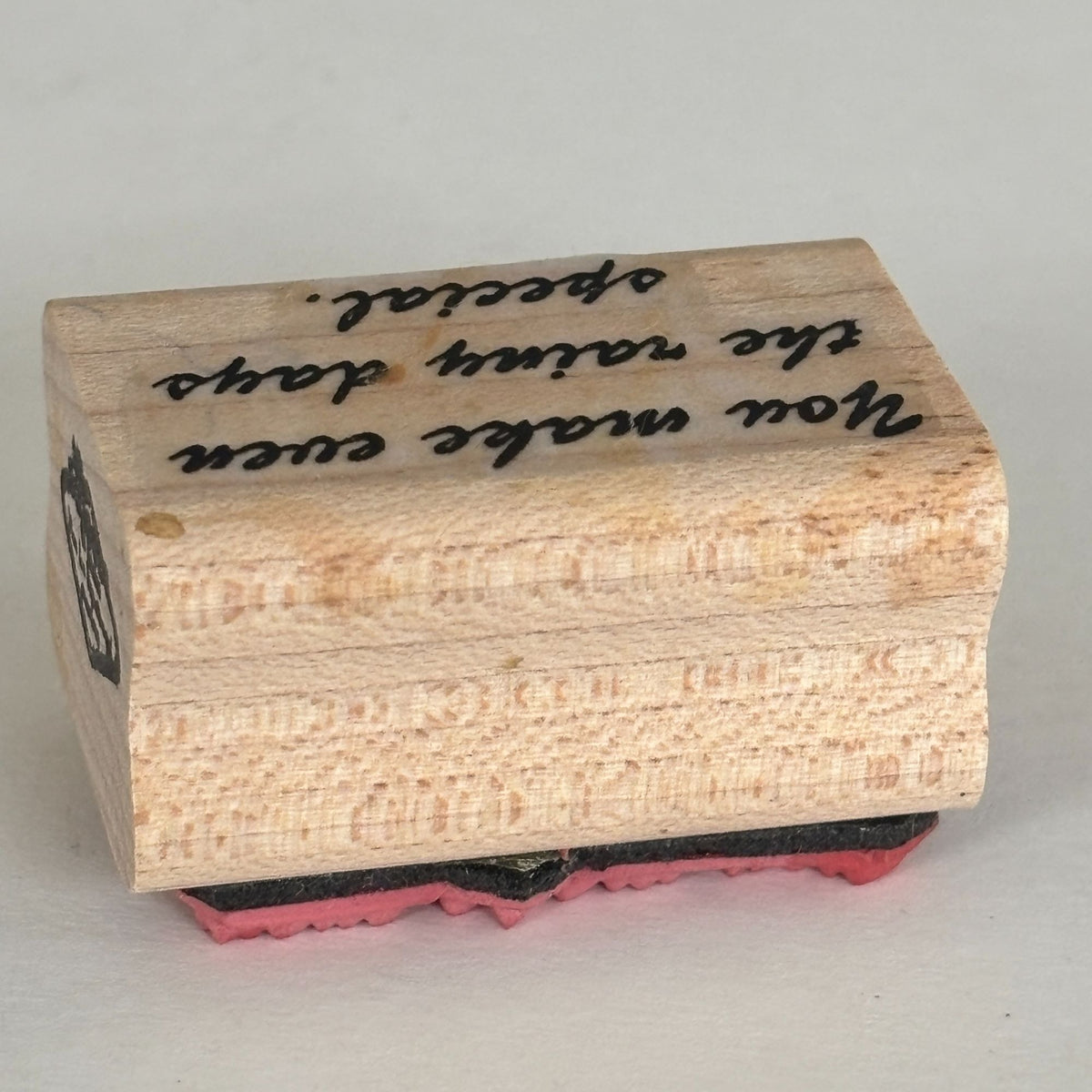 Friendship Rubber Stamp You Make Even The Rainy Days Special Cardmaking Words Sentiment