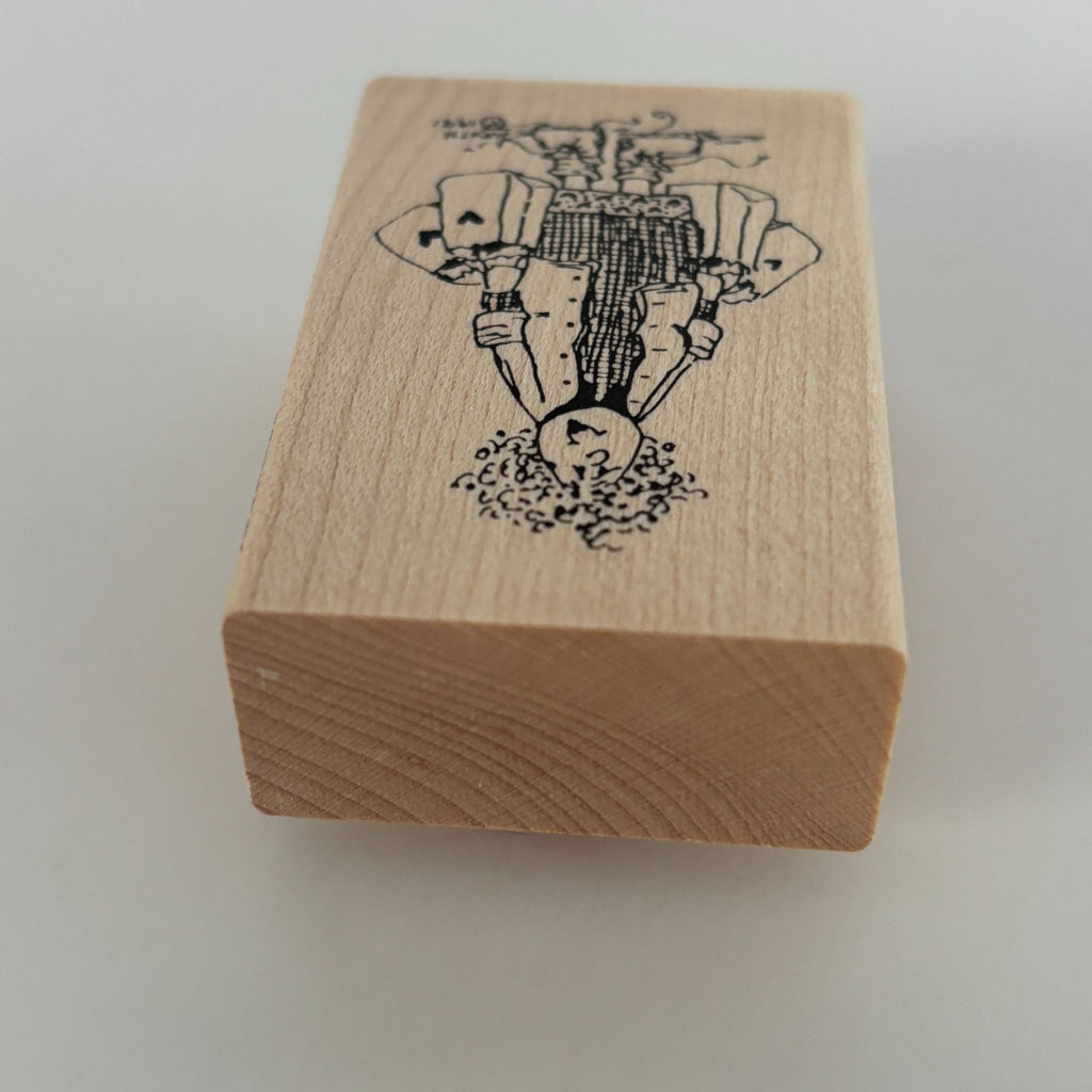 Judith Rubber Stamp My Ladies Grocery Shopping Bags Shopper Mom Mother Tired