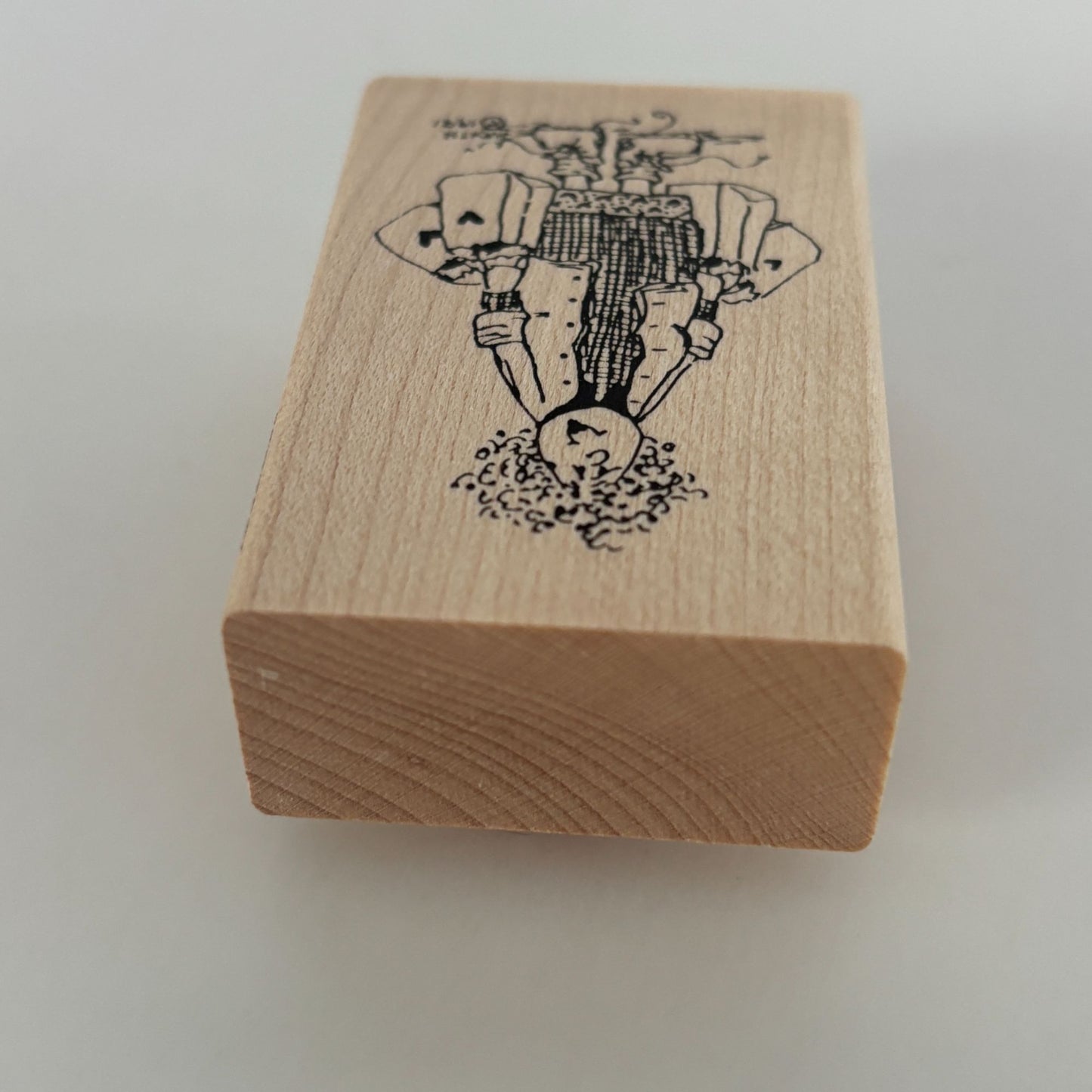Judith Rubber Stamp My Ladies Grocery Shopping Bags Shopper Mom Mother Tired