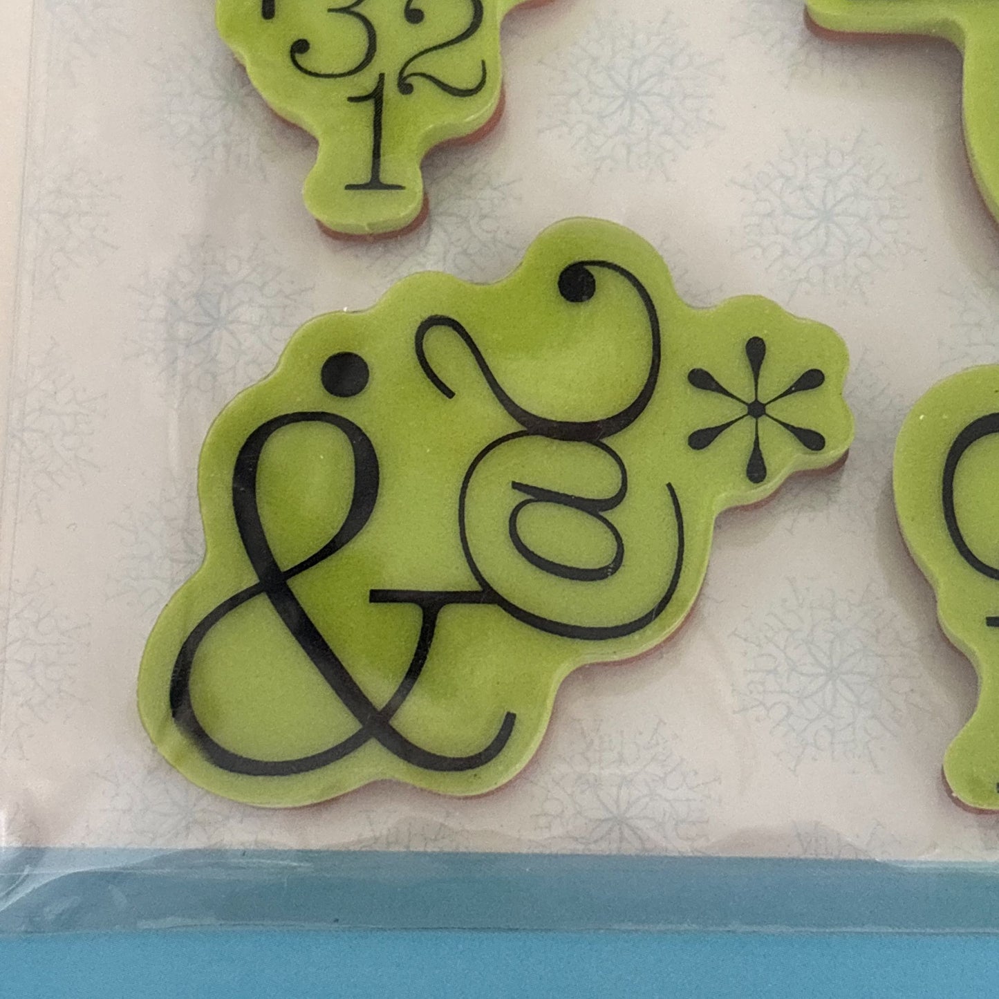 Inkadinkado Cling Stamps Stamping Gear Typographic Cling Stamps Letters Numbers Cardmaking Craft Scrapbooking