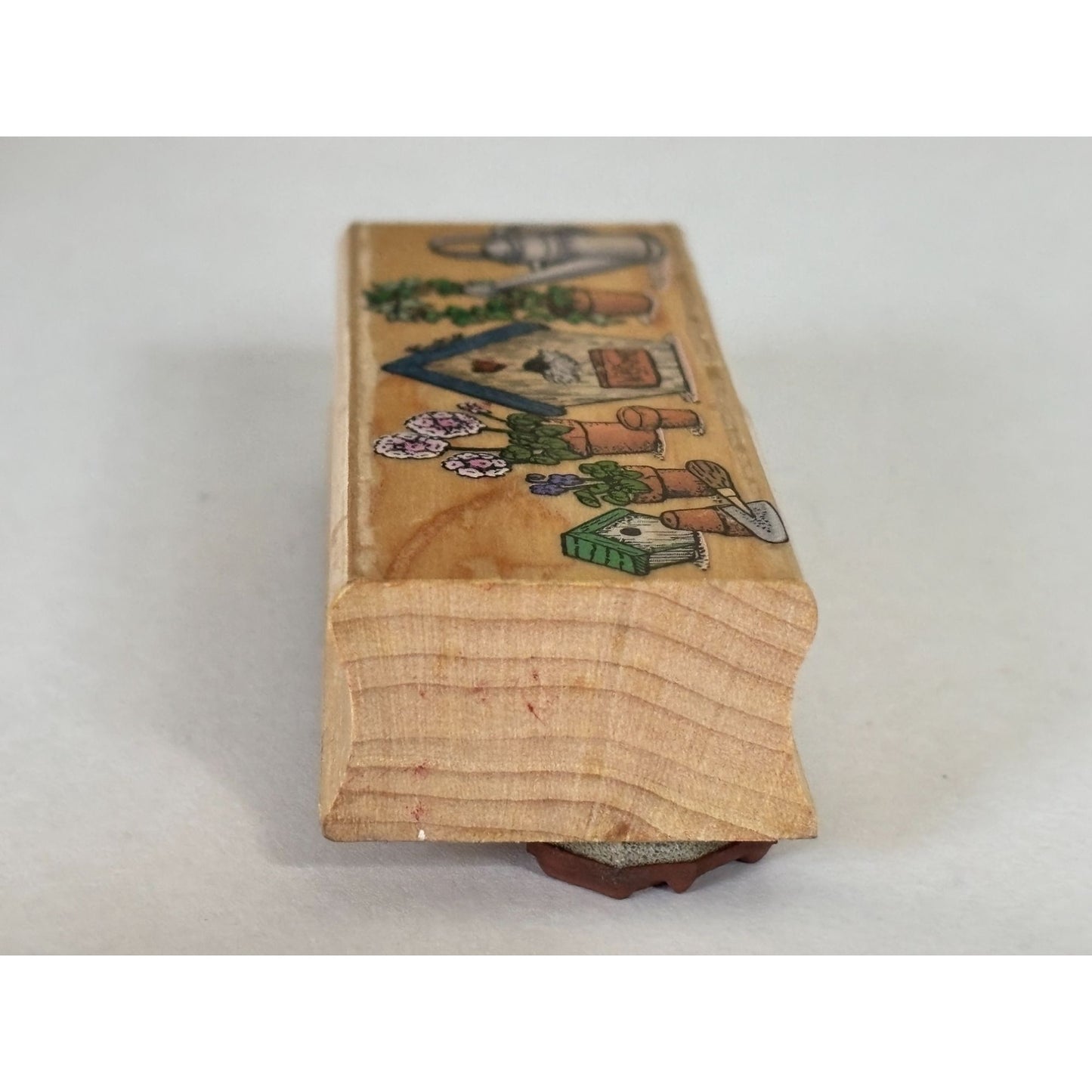 Hero Arts Birdhouse Border Rubber Stamp Garden Border Craft Stamp