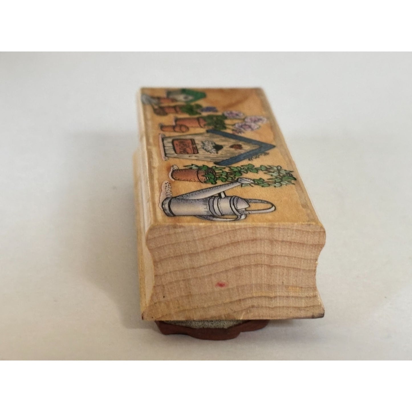 Hero Arts Birdhouse Border Rubber Stamp Garden Border Craft Stamp