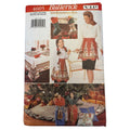 Butterick Sewing Pattern 4605 Christmas Apron Tablecloth Stockings Tree Skirt Uncut Pillow Gift