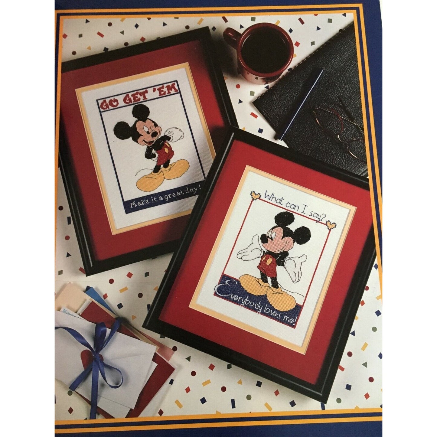 Disney Mickey Unlimited Ultimate Cross Stitch Collection Pattern Book 63 Projects Leisure Arts Mickey Minnie Donald Goofy Pluto