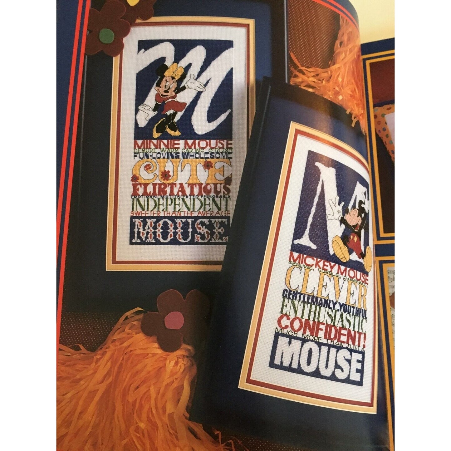 Disney Mickey Unlimited Ultimate Cross Stitch Collection Pattern Book 63 Projects Leisure Arts Mickey Minnie Donald Goofy Pluto