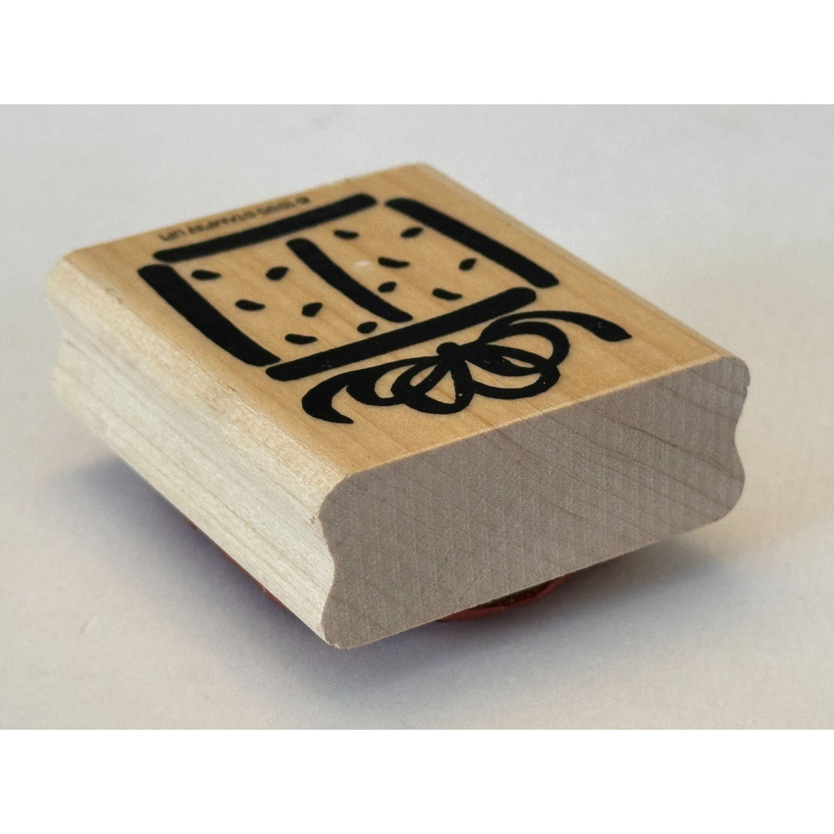 Stampin Up Rubber Stamp Gift Box Birthday Present Holidays Gift Tag Card Making