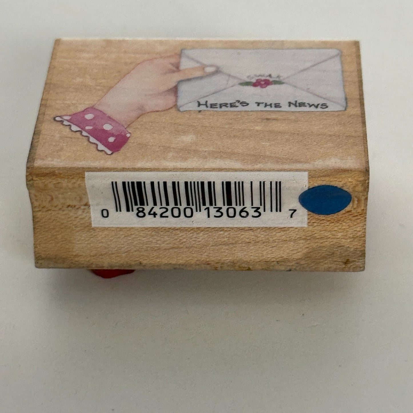 All Night Media Rubber Stamp Here is the News Envelope Snail Mail Susan Branch