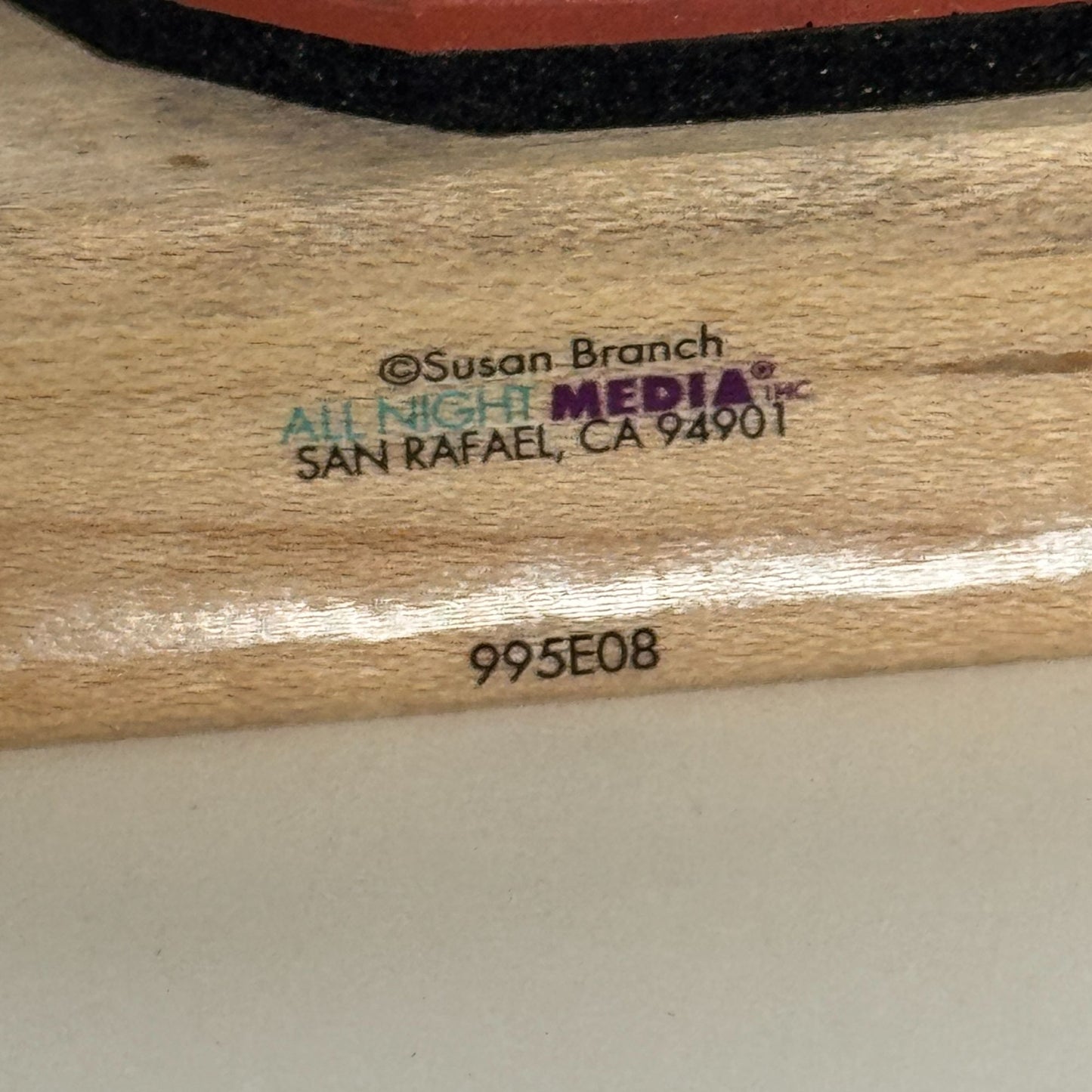 All Night Media Rubber Stamp Here is the News Envelope Snail Mail Susan Branch