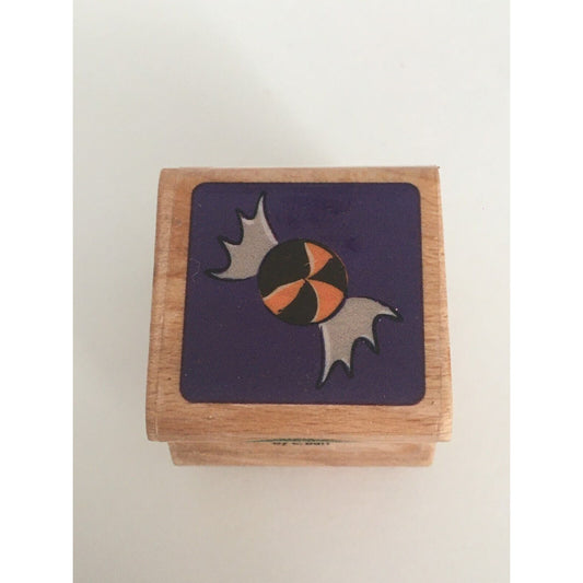 Doodles By Design Rubber Stamp Candy Bag Trick Treat Halloween Set of 2 #K46