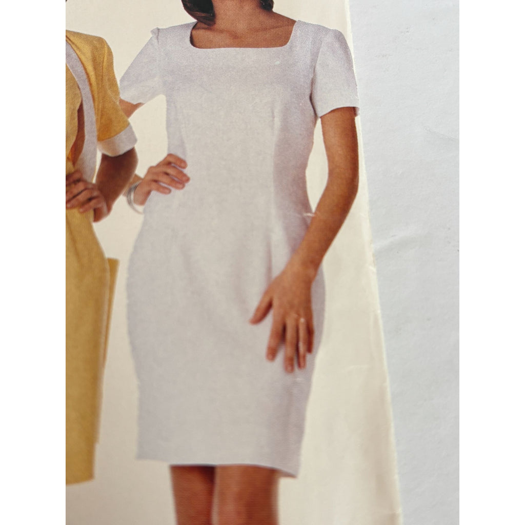 McCalls Sewing Pattern 7631 Misses Unlined Jacket Dress Work Outfit 14 16 18 20