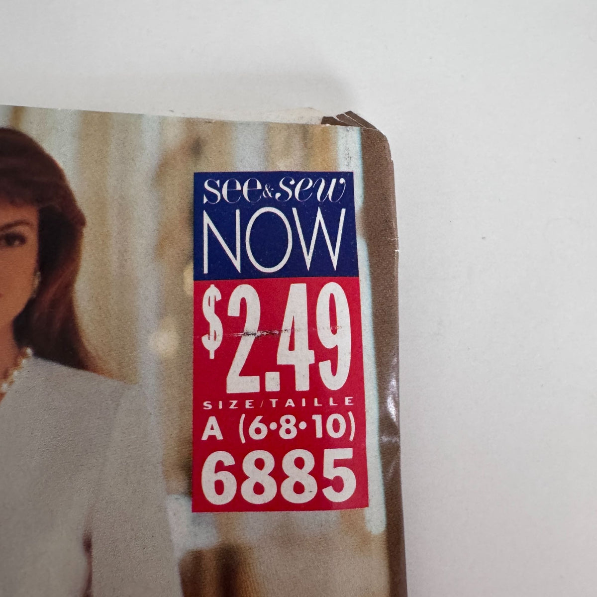 Butterick Sewing Pattern 6885 Tailored Top Classic Skirt Suit 90s 6-10 Easy Uncut Work