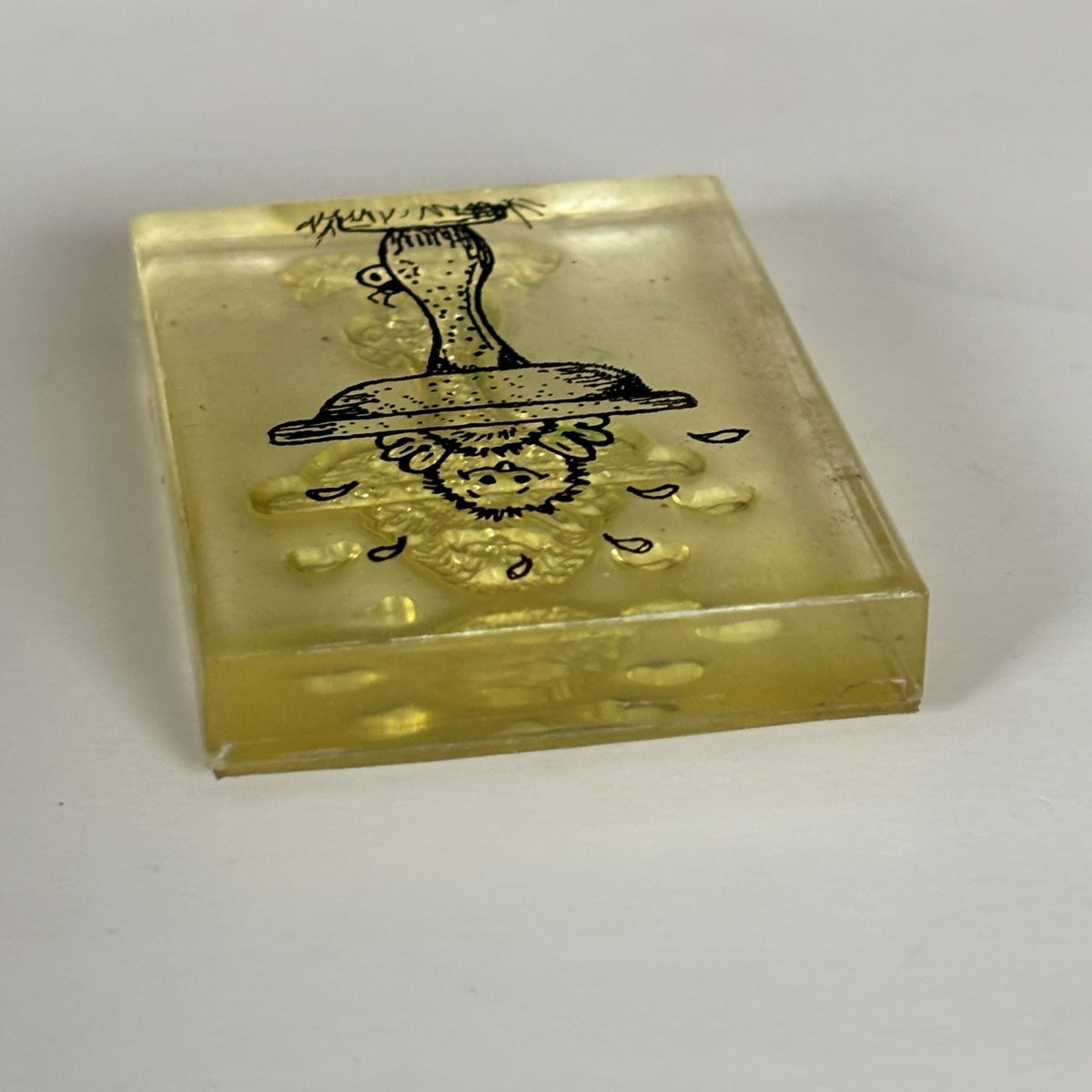 Vintage Garden Rubber Stamp Set Welcome Sign Post Birdbath Ladybug Cottagecore Stamps Cardmaking