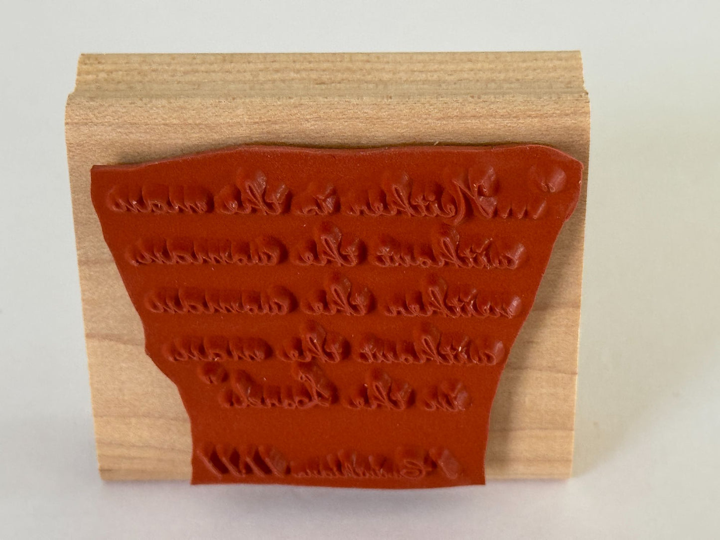 Stampin Up Rubber Stamp Bible Verse Corinthians Christian Religious Wedding Card