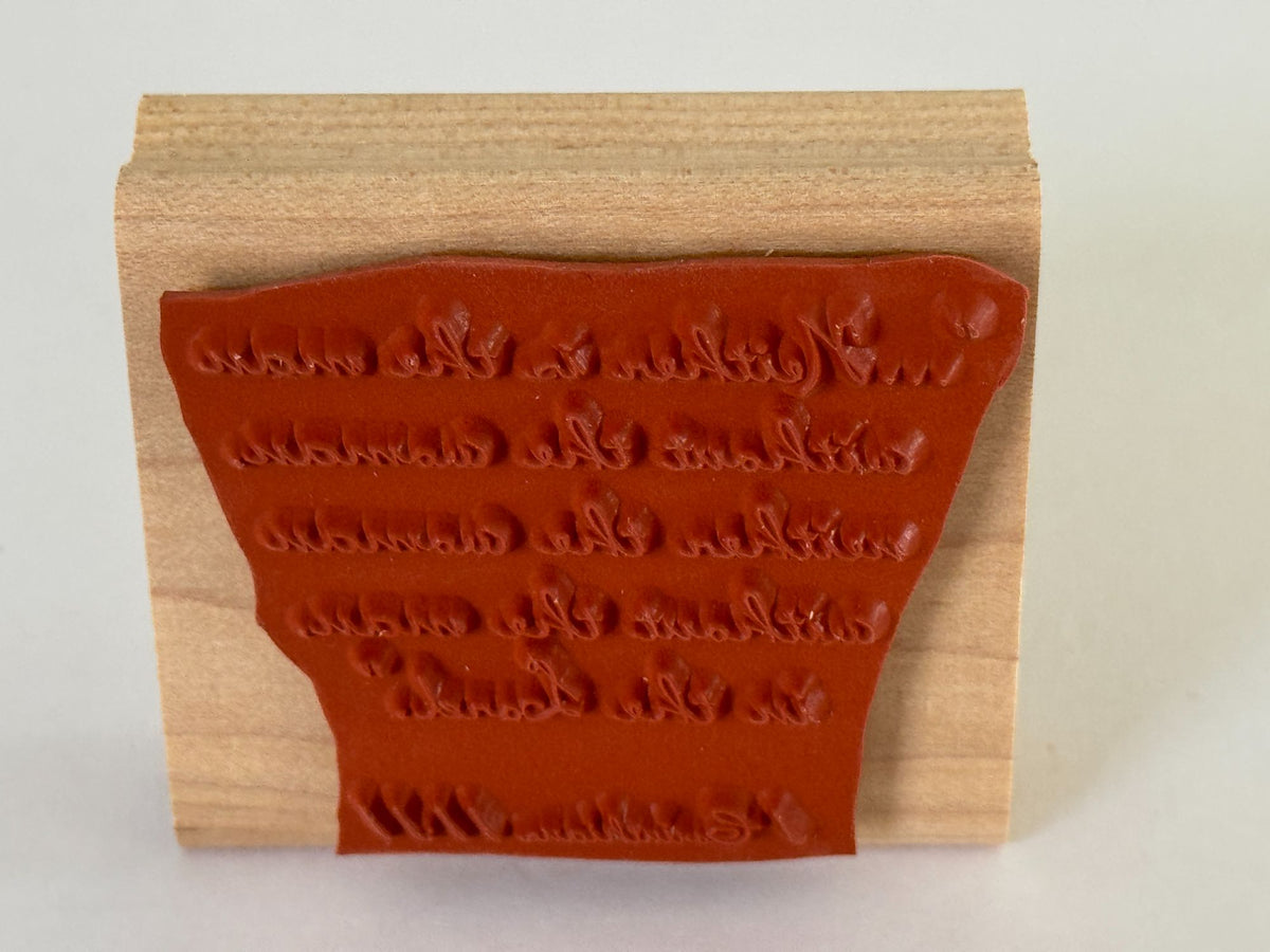 Stampin Up Rubber Stamp Bible Verse Corinthians Christian Religious Wedding Card