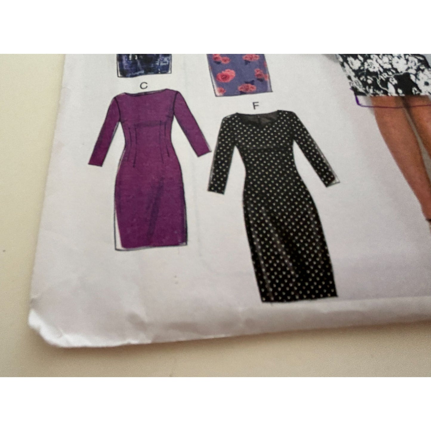 McCalls Sewing Pattern M7085 Sheath Dress Easy Sizes 14-22 Square Neck Neckline