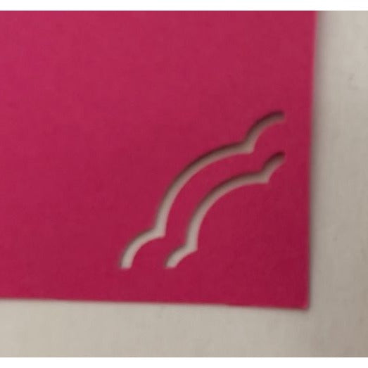 Family Treasures Paper Punch Corner Decorative Waves Card Making Scrapbooking