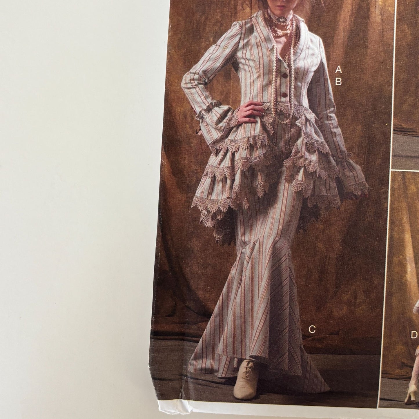 McCalls Sewing Pattern M6770 Victorian Steampunk Costume Bustle Jacket Skirt Pants 12-20 Uncut