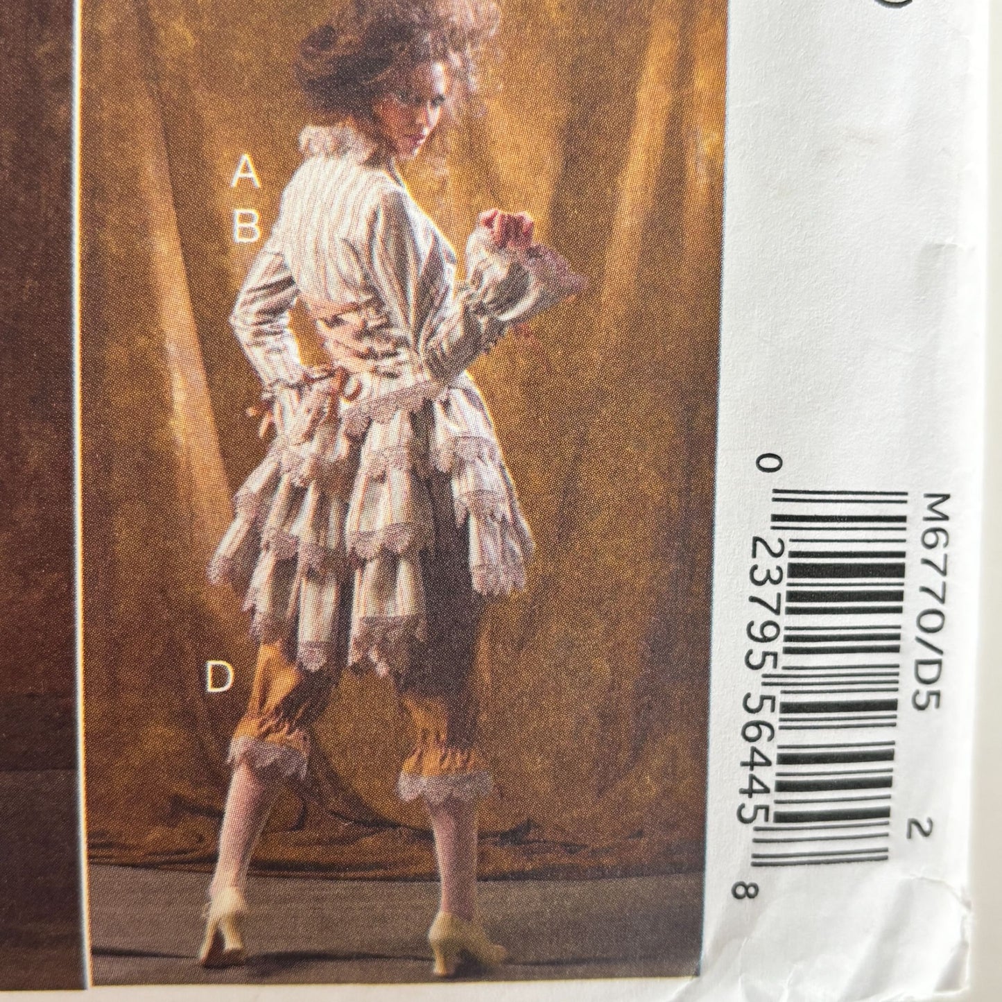 McCalls Sewing Pattern M6770 Victorian Steampunk Costume Bustle Jacket Skirt Pants 12-20 Uncut