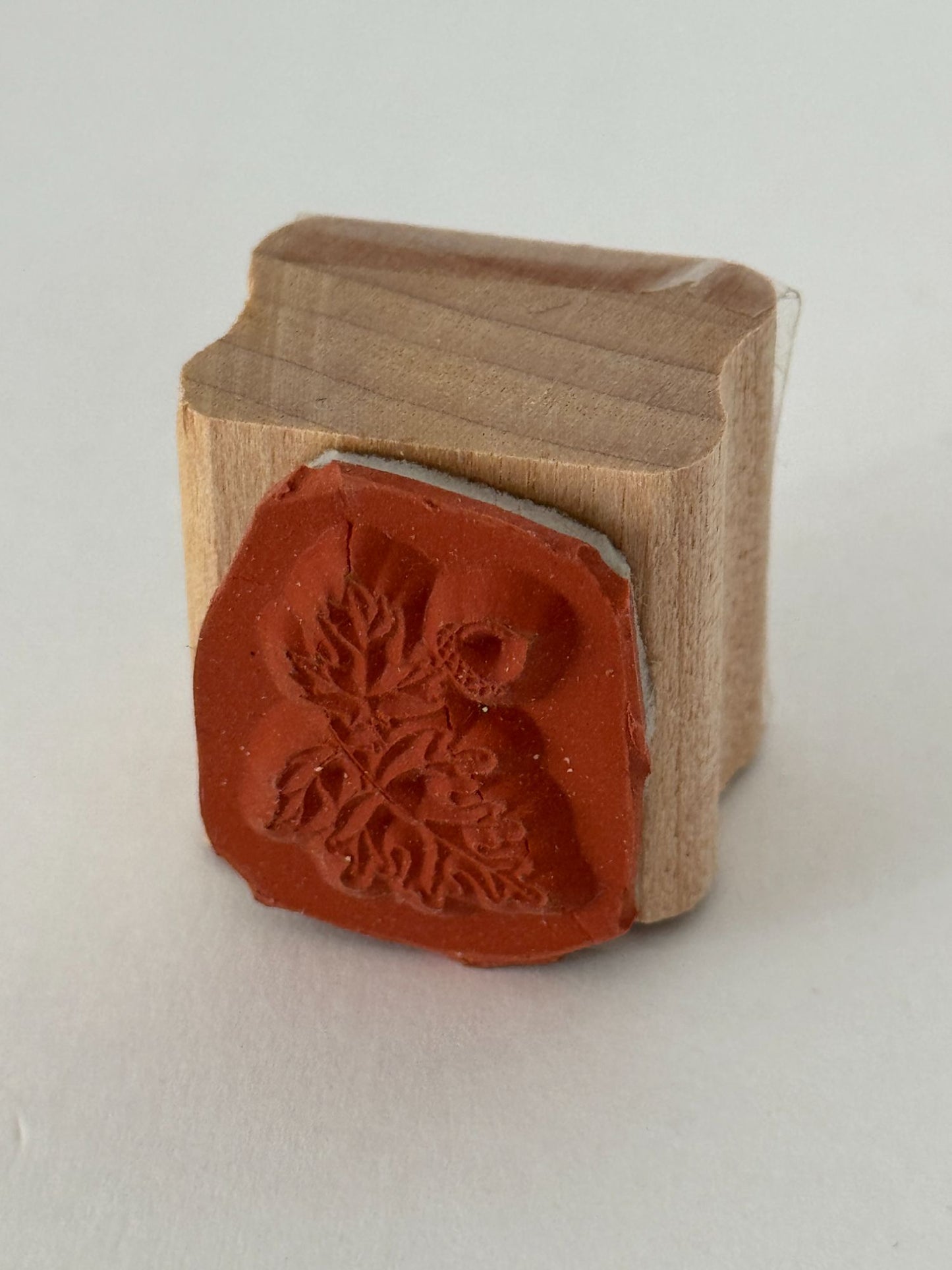 Stampin Up Rubber Stamp Oak Leaves Acorn Leaf Fall Nature Outdoors Small Craft
