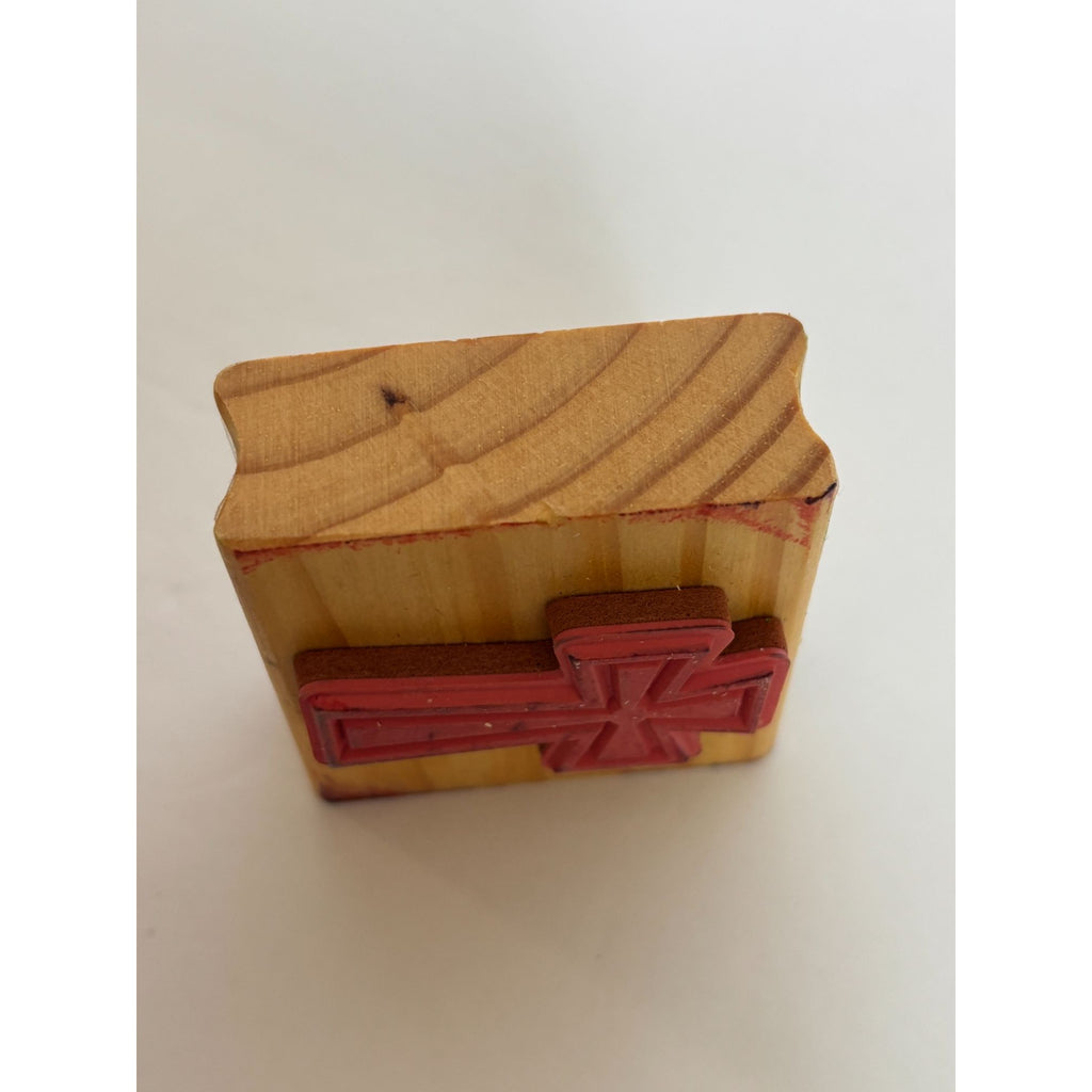 Craft Smart Stamp Rubber Christian Cross Religious Card Making Easter Sacrament