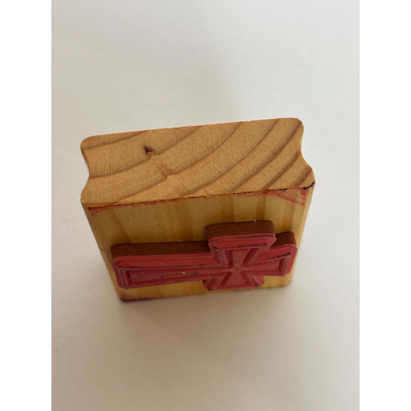 Craft Smart Stamp Rubber Christian Cross Religious Card Making Easter Sacrament