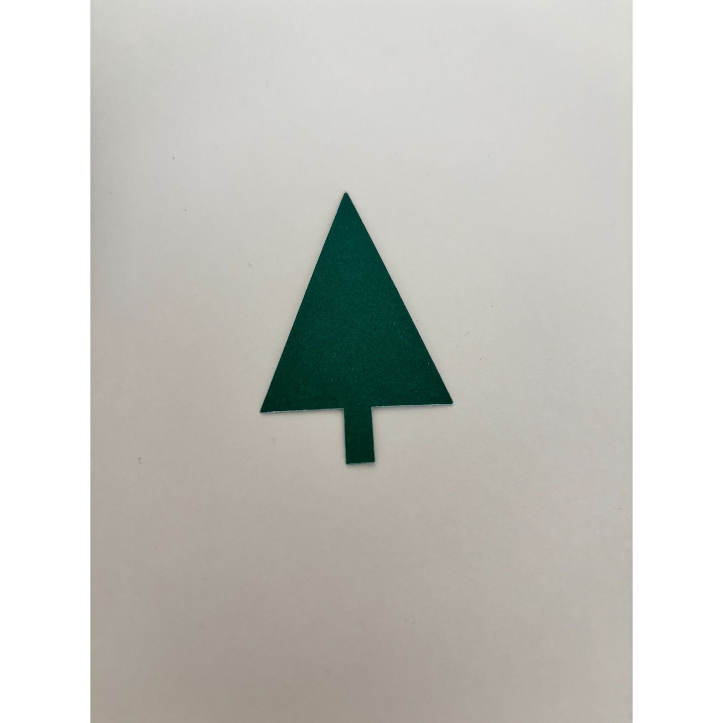Stampin Up Paper Punch Christmas Tree Craft Holiday Cardmaking Woodland Triangle Festive Winter