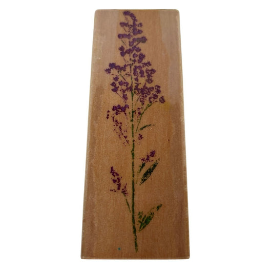 Rubber Stampede Rubber Stamp Solidago Sprig Vertical Plant Flowers Spring Garden