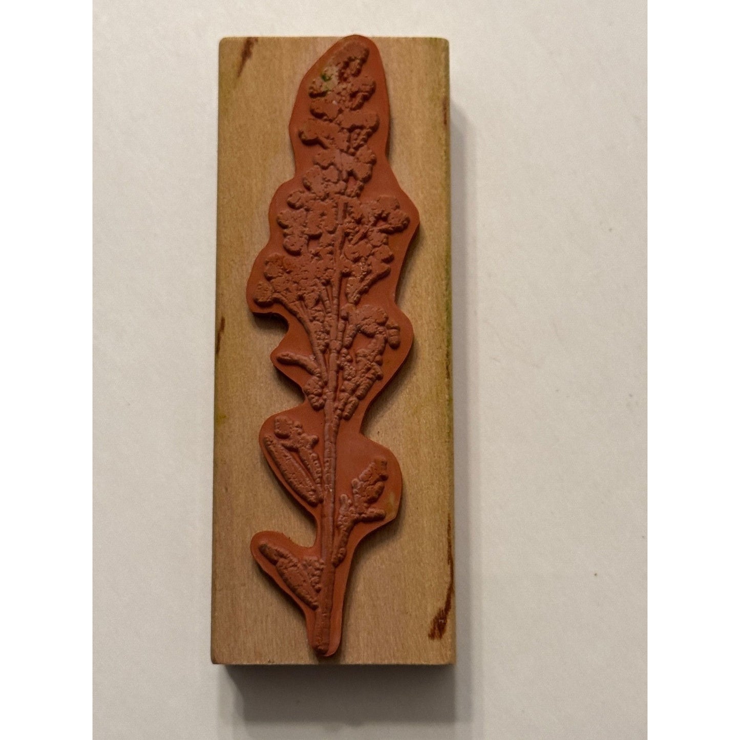 Rubber Stampede Rubber Stamp Solidago Sprig Vertical Plant Flowers Spring Garden