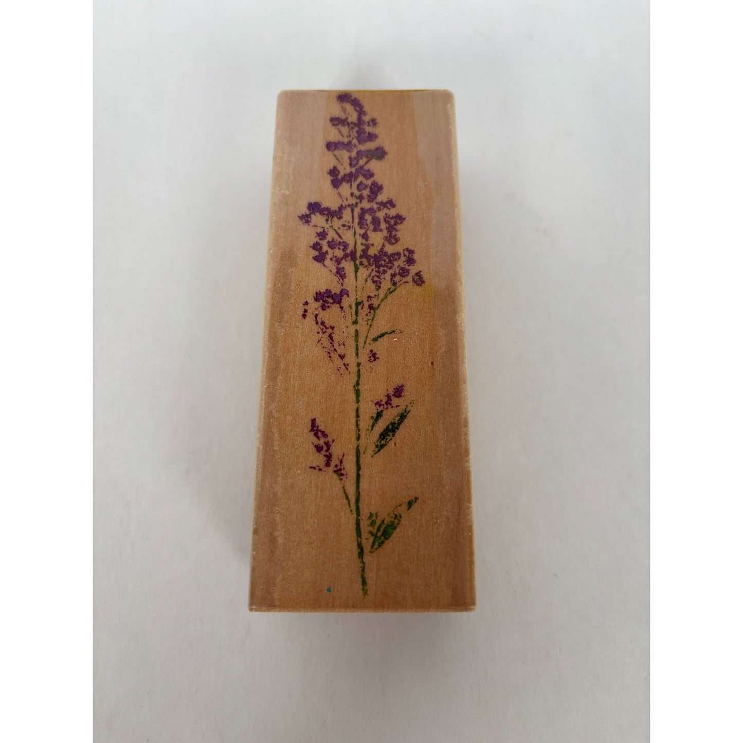 Rubber Stampede Rubber Stamp Solidago Sprig Vertical Plant Flowers Spring Garden