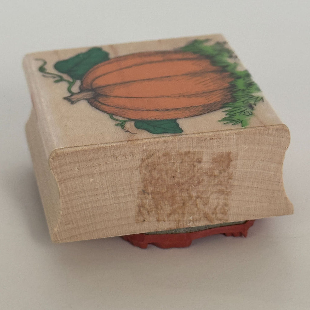 Hero Arts Rubber Stamp Big Pumpkin Fall Harvest Thanksgiving Autumn Card Making Wood Mounted