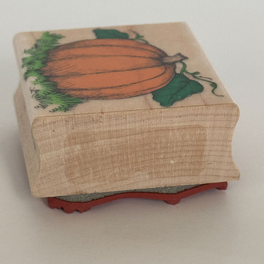 Hero Arts Rubber Stamp Big Pumpkin Fall Harvest Thanksgiving Autumn Card Making Wood Mounted