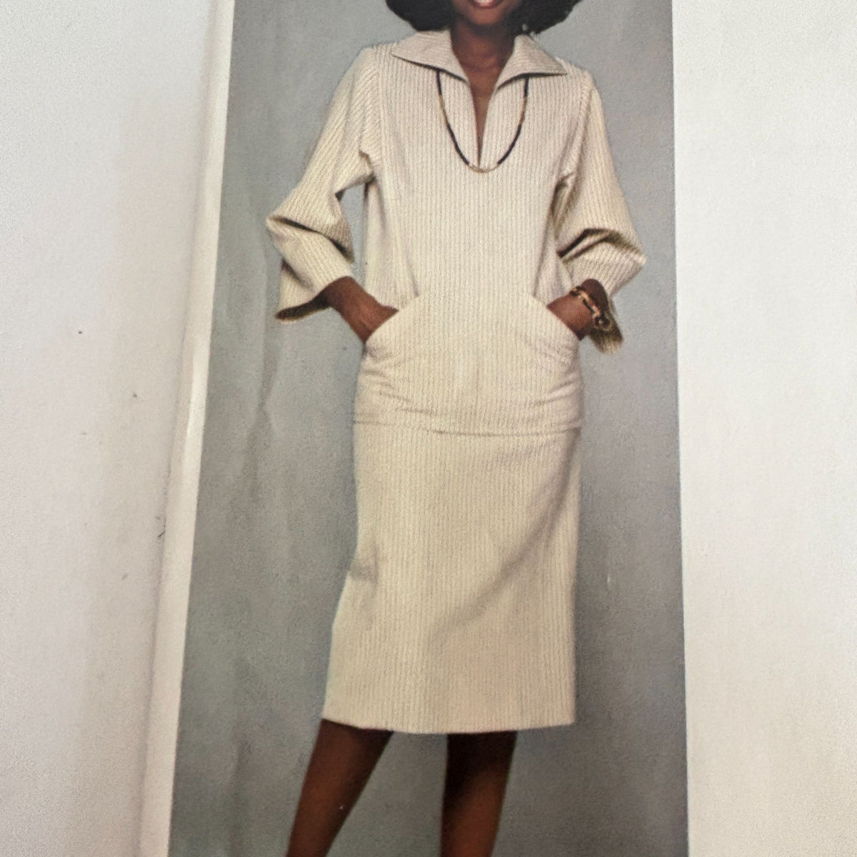 Vogue Paris Original Sewing Pattern 1400 Givenchy 70s Top Skirt Pants 10 Uncut