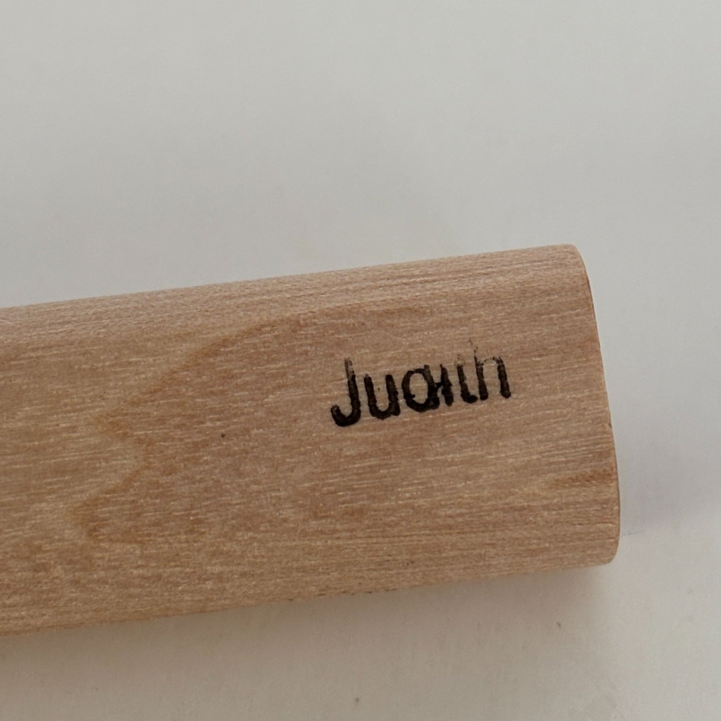 Judith Rubber Stamp Stubbie Toilet Paper Just Roll with It Funny Card Making