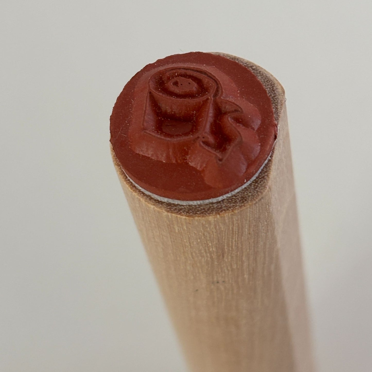 Judith Rubber Stamp Stubbie Toilet Paper Just Roll with It Funny Card Making