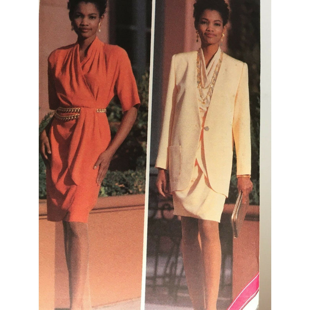 Butterick Sewing Pattern 6157 Career Skirt Suit Jacket Blouse Work Easy 12 14 16