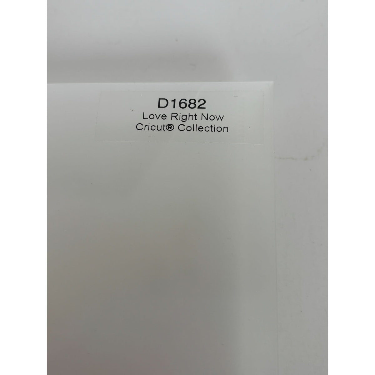CTMH My Acrylix Acrylic Stamp Set Love Right Now Cricut Collection You and Me