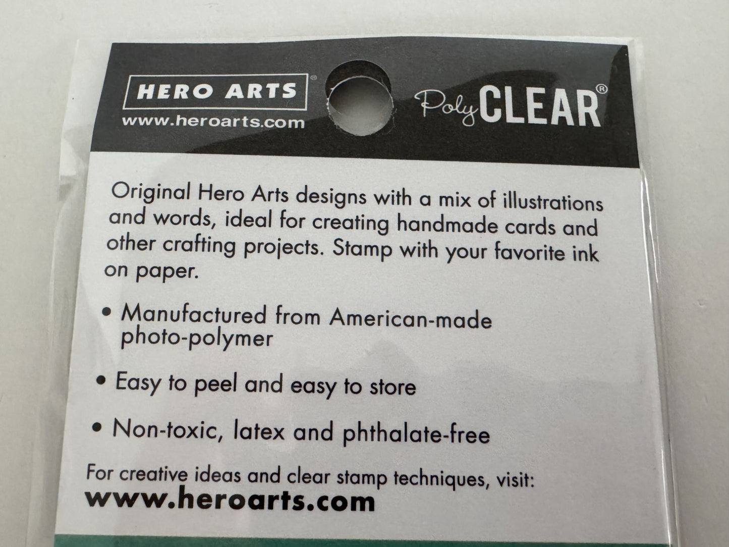 Hero Arts Clear Stamp Set Florals Daisy and Bugs Beautiful Bee Pun Best Buds 3x4