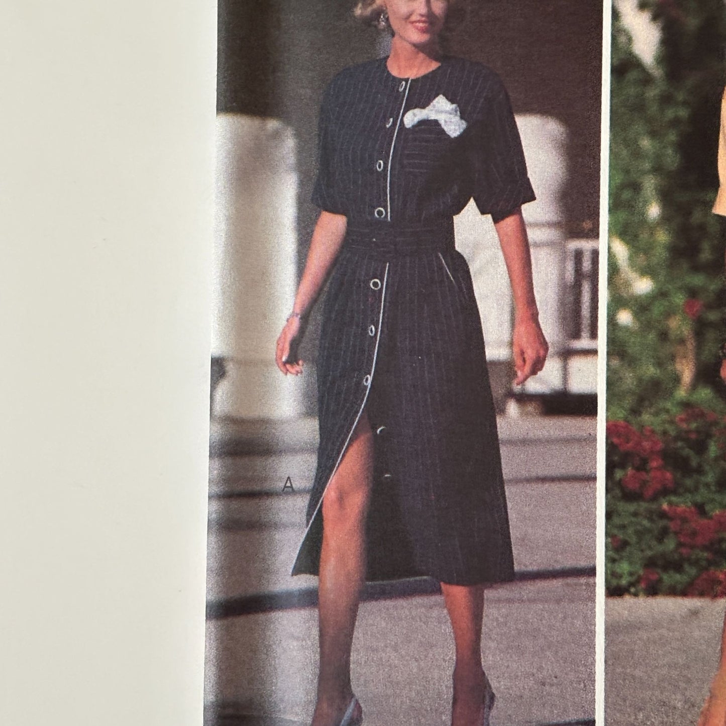 Butterick Sewing Pattern 6688 90s Minimalist Dress Blouson Bodice 1990s Uncut 6-10