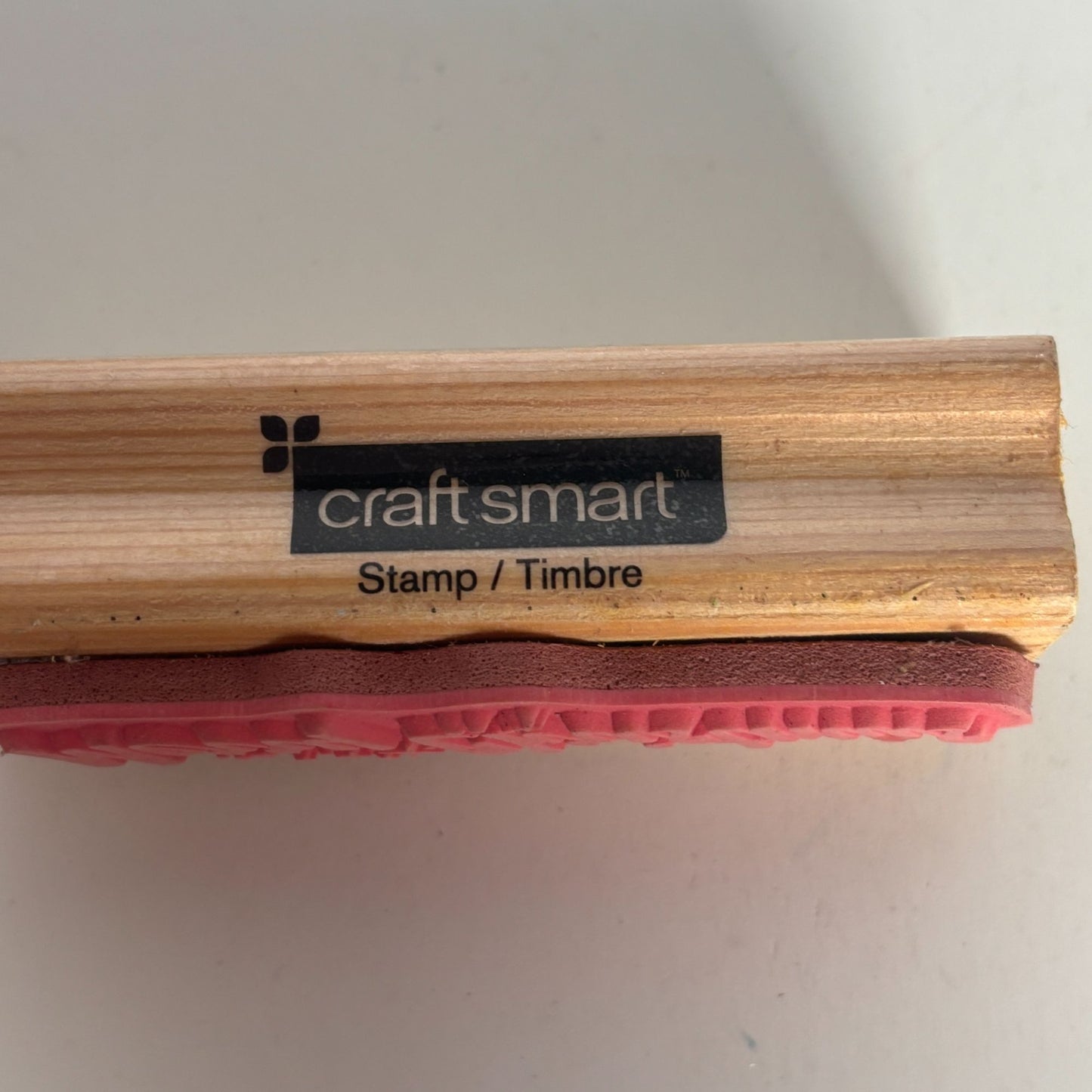 CraftSmart Rubber Stamp Merry Christmas Card Making Atomic MCM Font Starburst