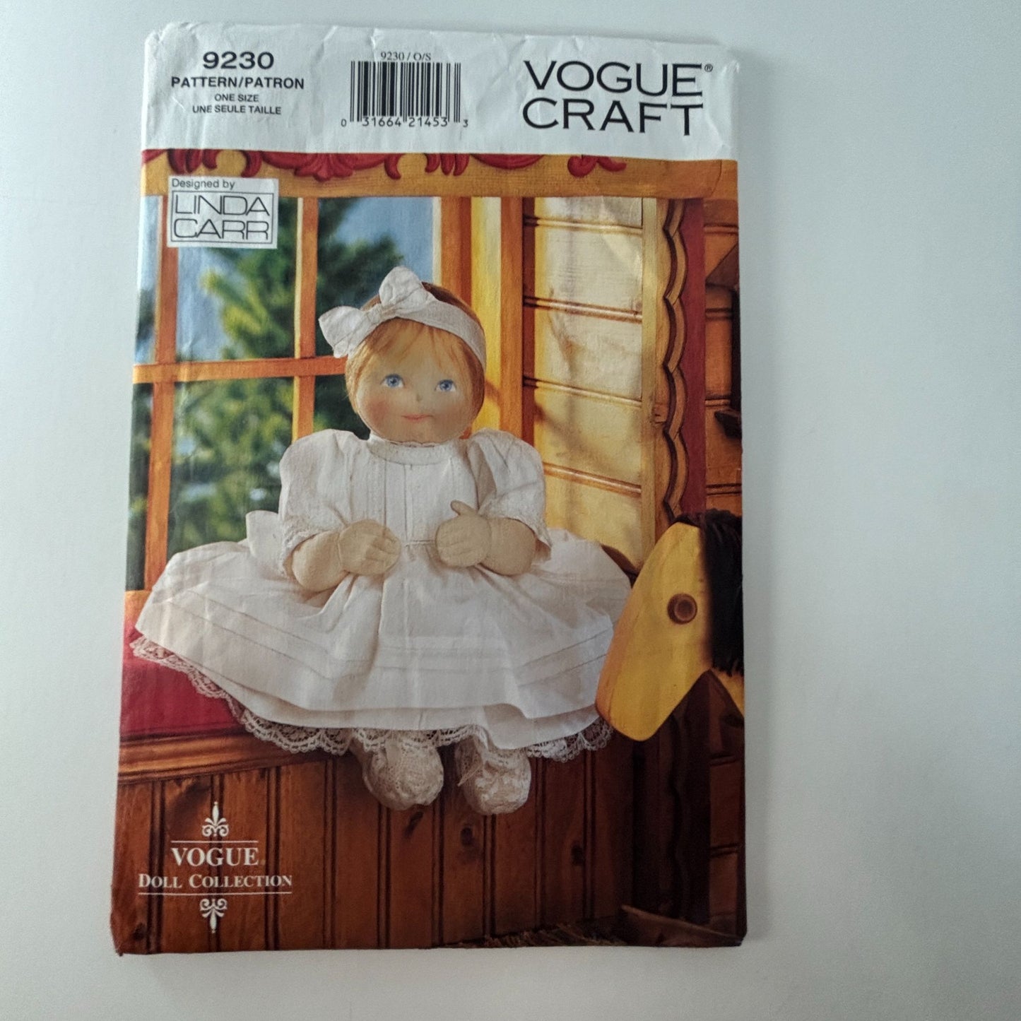 Vogue Sewing Pattern 9230 Doll Making Clothing Clothes Dress Outfit Craft Uncut