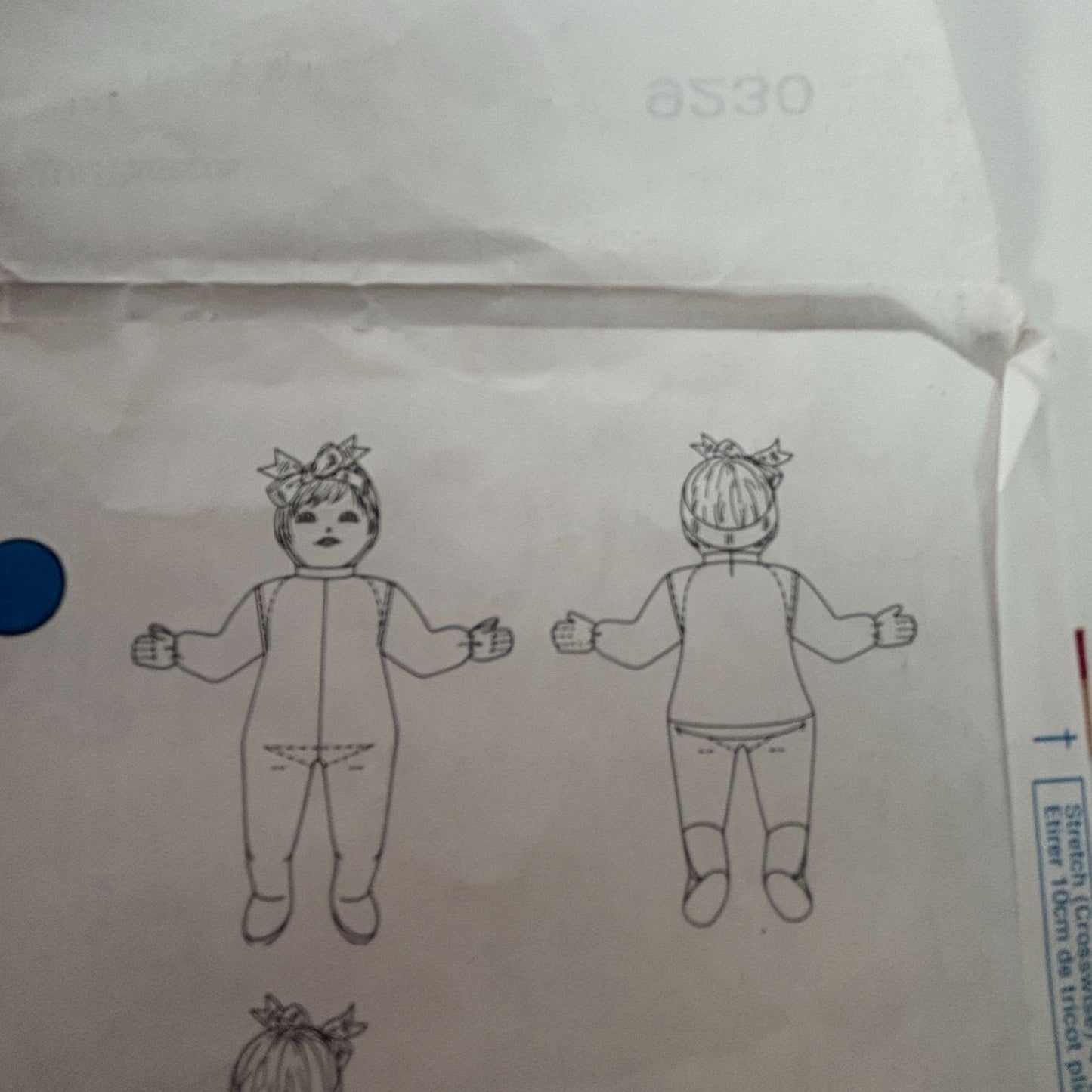 Vogue Sewing Pattern 9230 Doll Making Clothing Clothes Dress Outfit Craft Uncut