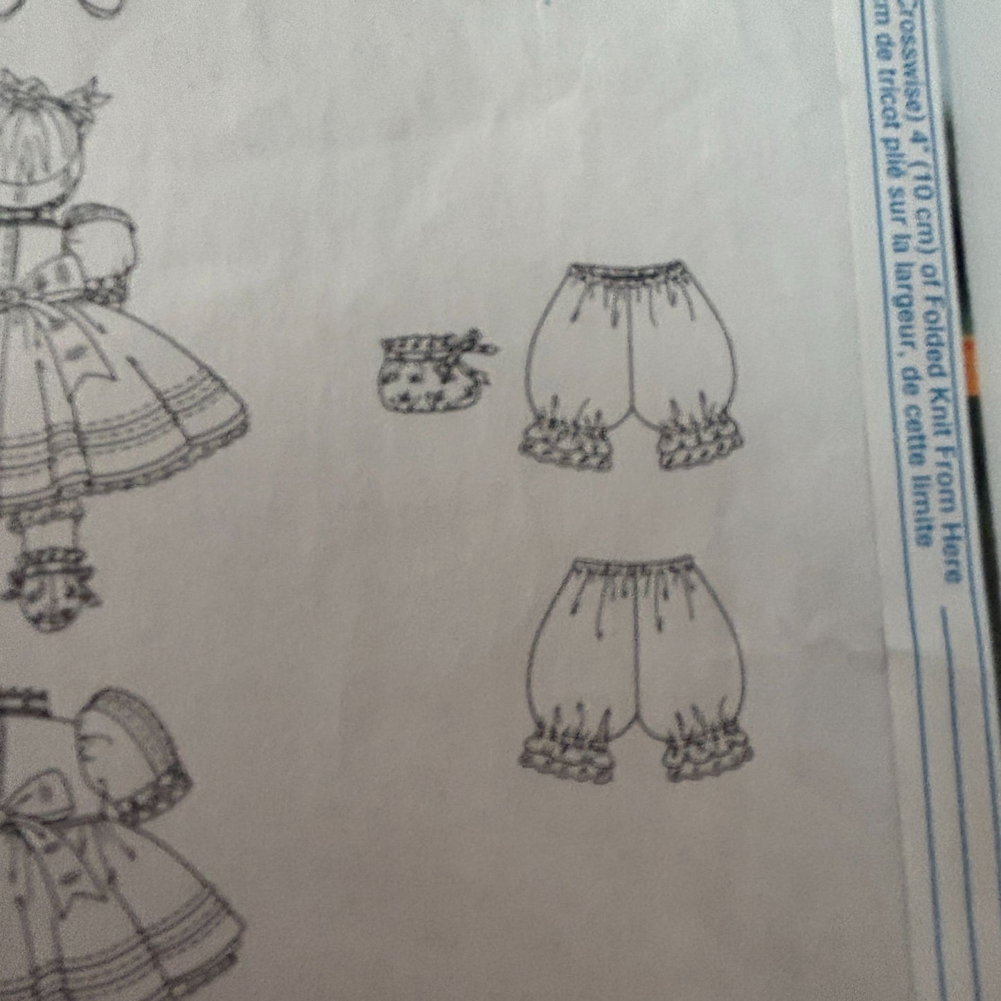 Vogue Sewing Pattern 9230 Doll Making Clothing Clothes Dress Outfit Craft Uncut