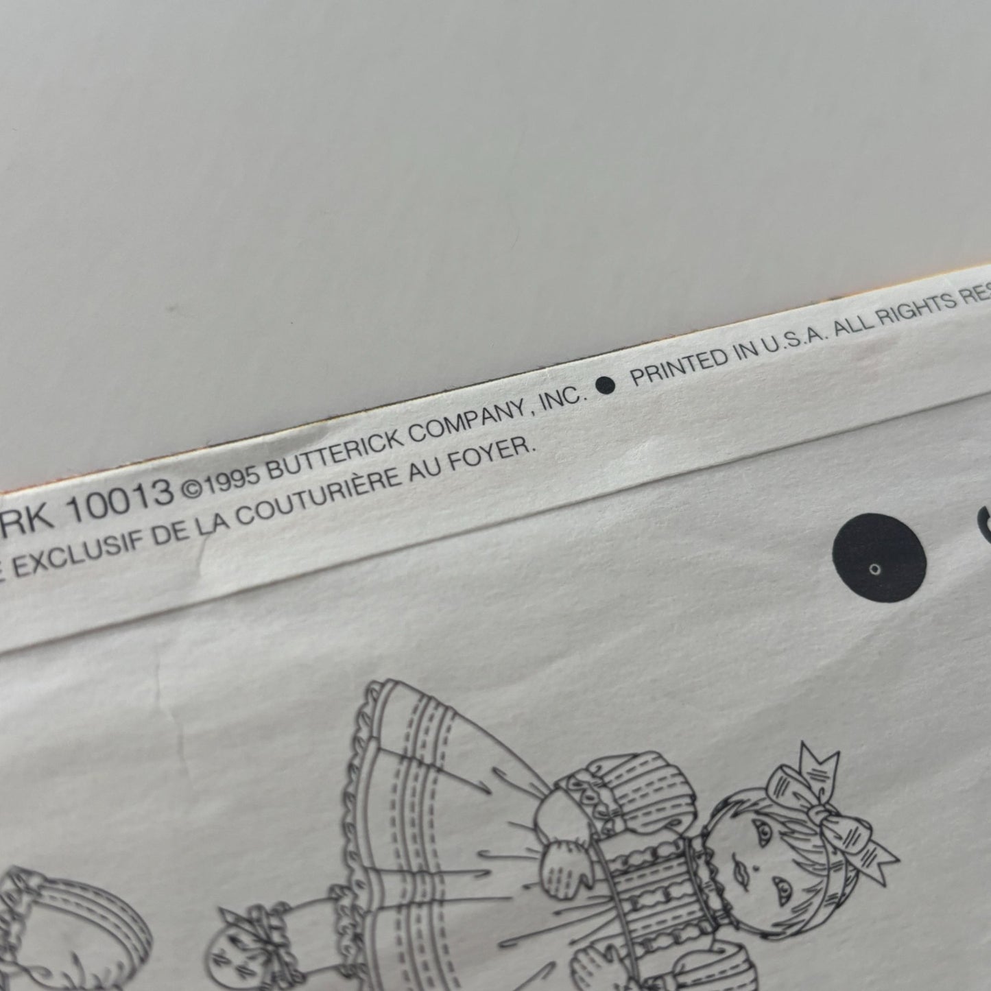 Vogue Sewing Pattern 9230 Doll Making Clothing Clothes Dress Outfit Craft Uncut