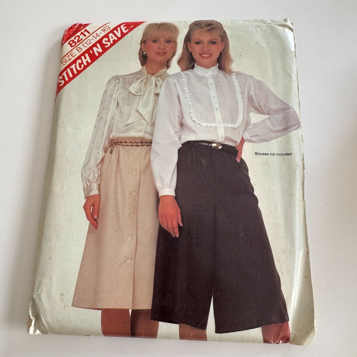 McCalls Sewing Pattern 8211 Skirt and Gathered Culottes Stitch N Save 12 14 16