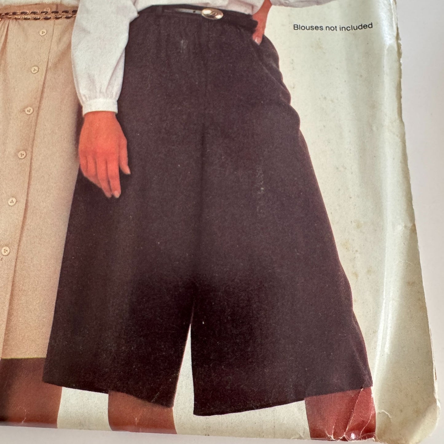McCalls Sewing Pattern 8211 Skirt and Gathered Culottes Stitch N Save 12 14 16