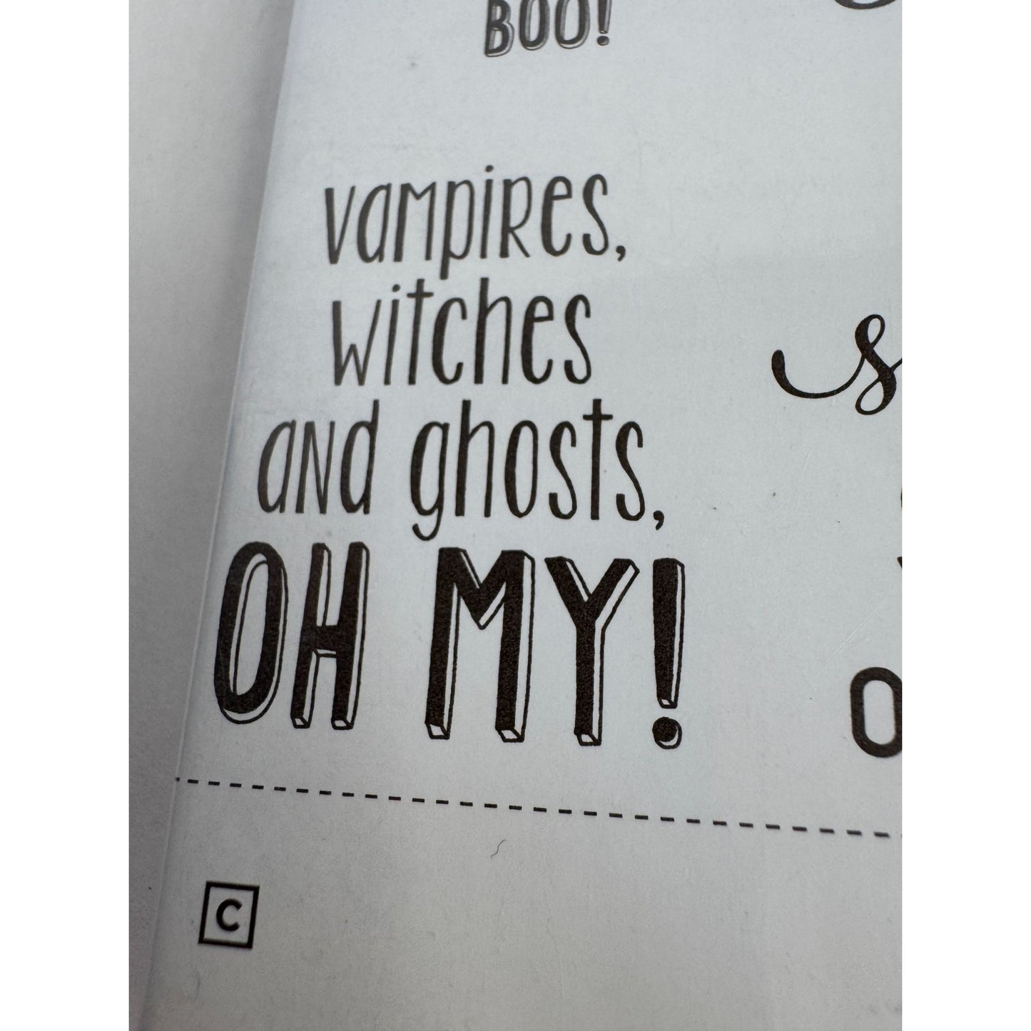 Stampin Up Rubber Stamps Set Suite Seasons Christmas Halloween Comforting Words