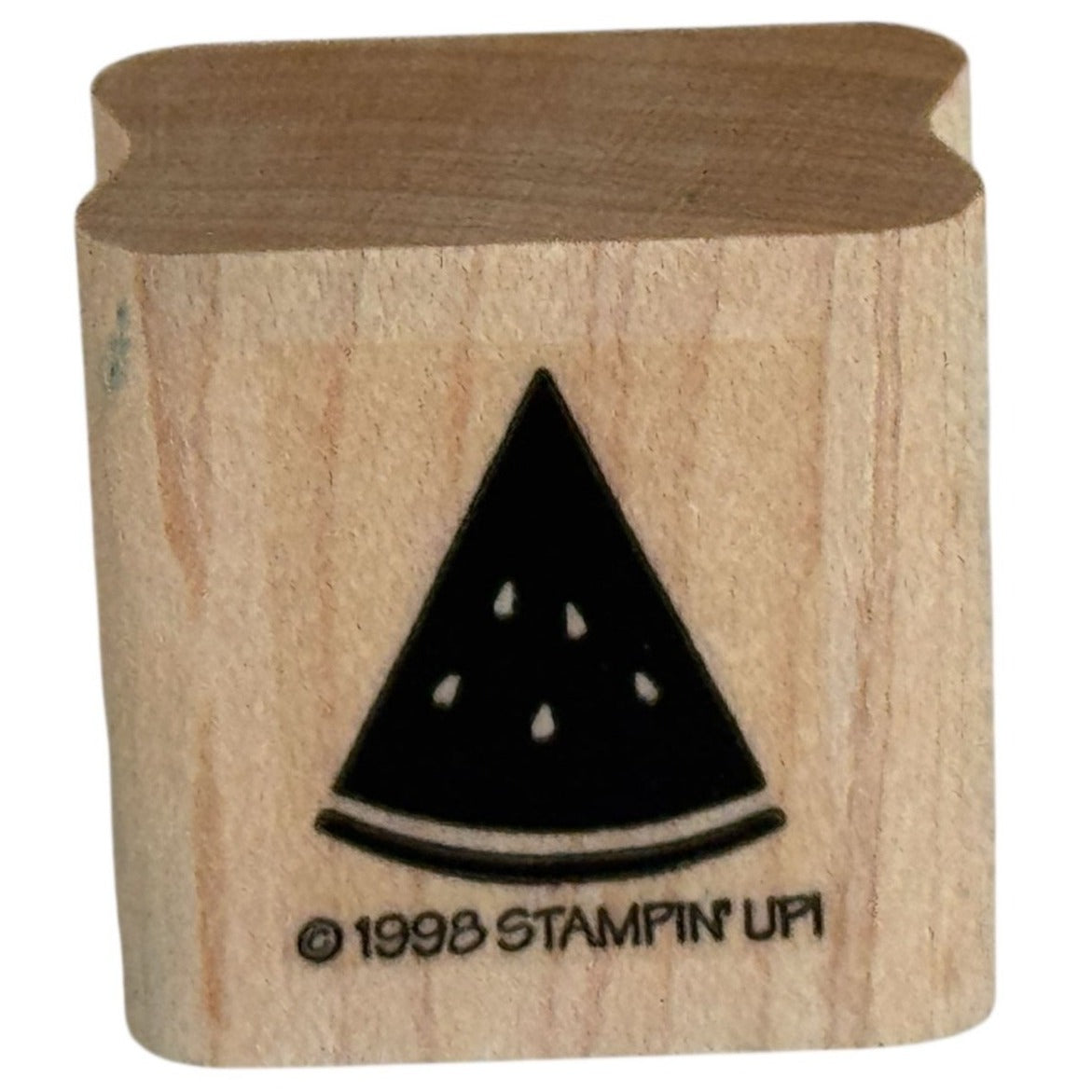 Stampin Up Rubber Stamp Watermelon Slice Summer Fruit Fourth of July Card Making