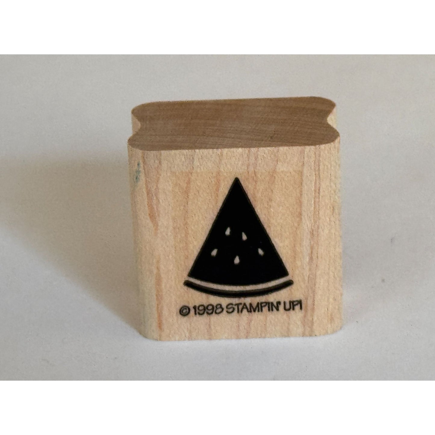 Stampin Up Rubber Stamp Watermelon Slice Summer Fruit Fourth of July Card Making
